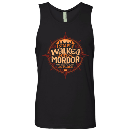 T-Shirts Black / S Walked Mordor Men's Premium Tank Top