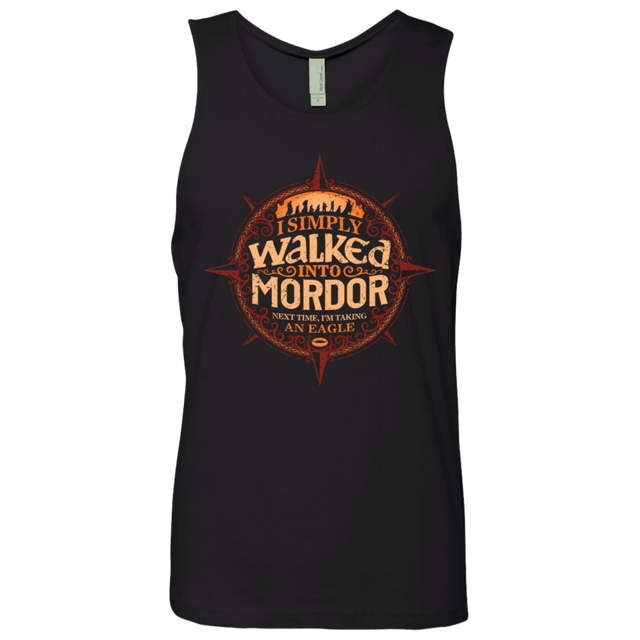 T-Shirts Black / S Walked Mordor Men's Premium Tank Top