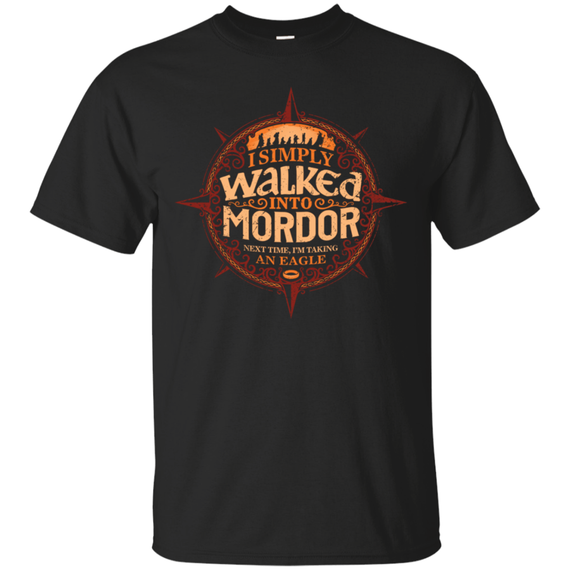 T-Shirts Black / S Walked Mordor T-Shirt