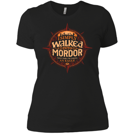 T-Shirts Black / X-Small Walked Mordor Women's Premium T-Shirt