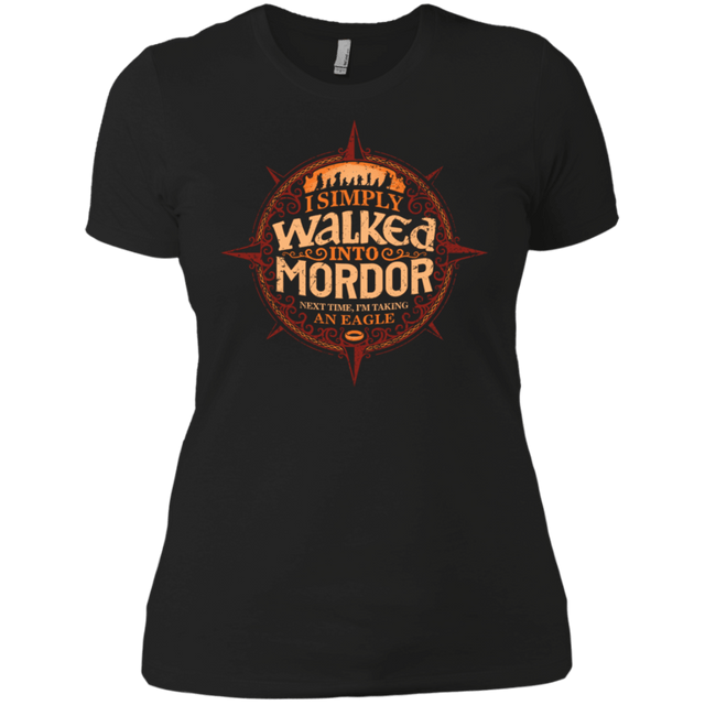 T-Shirts Black / X-Small Walked Mordor Women's Premium T-Shirt