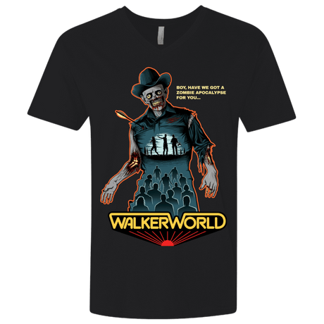 T-Shirts Black / X-Small Walker World Men's Premium V-Neck