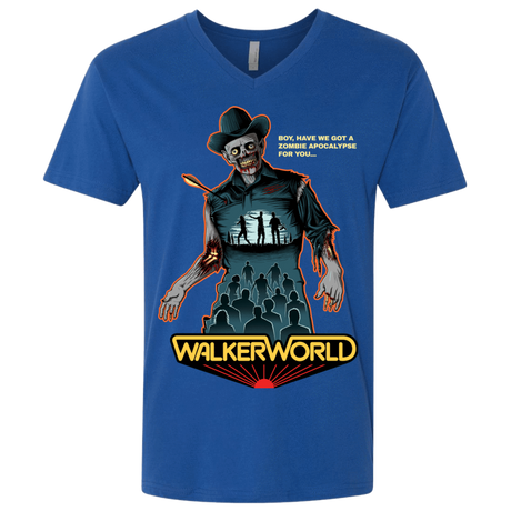 T-Shirts Royal / X-Small Walker World Men's Premium V-Neck