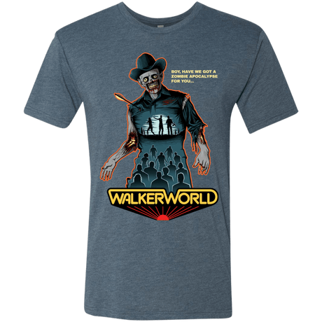 T-Shirts Indigo / Small Walker World Men's Triblend T-Shirt