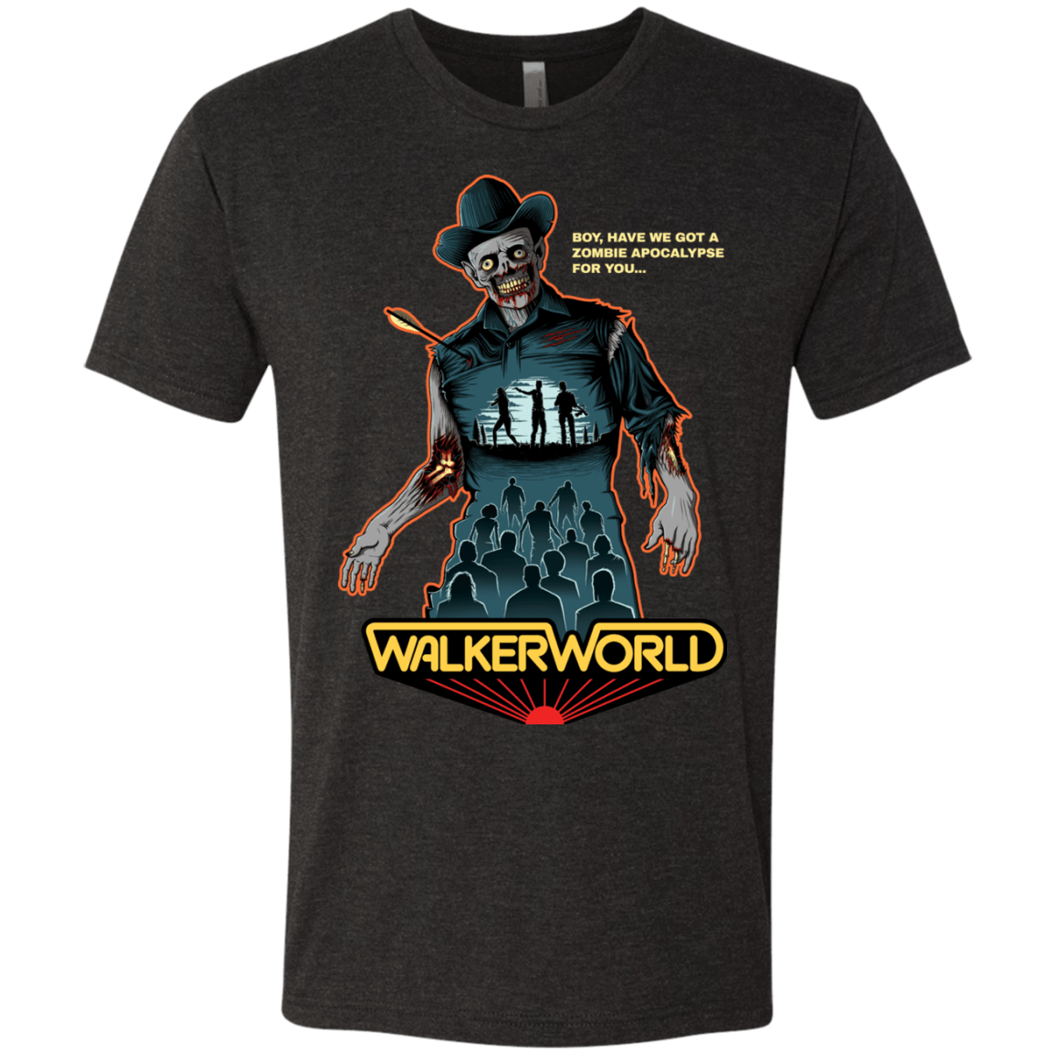 T-Shirts Vintage Black / Small Walker World Men's Triblend T-Shirt