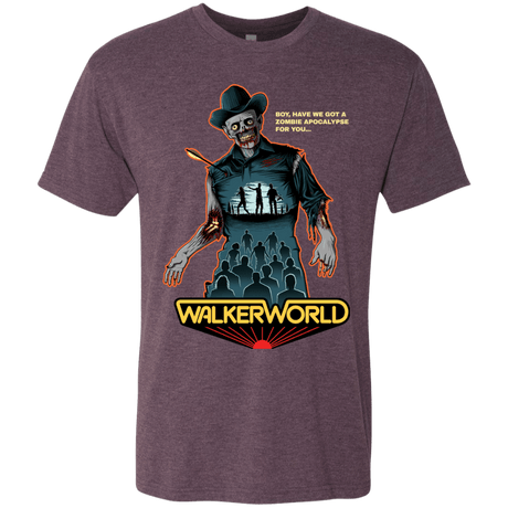 T-Shirts Vintage Purple / Small Walker World Men's Triblend T-Shirt