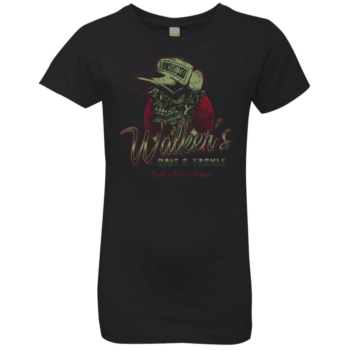 T-Shirts Black / YXS Walkers Bait & Tackle Girls Premium T-Shirt