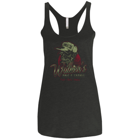 T-Shirts Vintage Black / X-Small Walkers Bait & Tackle Women's Triblend Racerback Tank