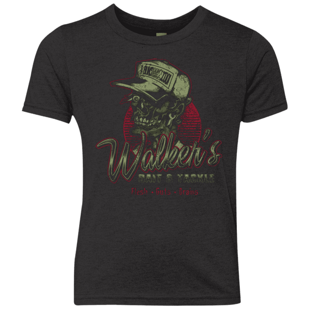 T-Shirts Vintage Black / YXS Walkers Bait & Tackle Youth Triblend T-Shirt