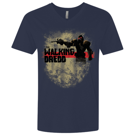 T-Shirts Midnight Navy / X-Small Walking Dredd Men's Premium V-Neck