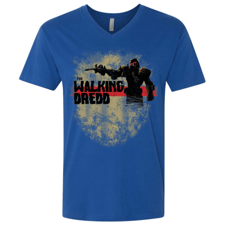 T-Shirts Royal / X-Small Walking Dredd Men's Premium V-Neck