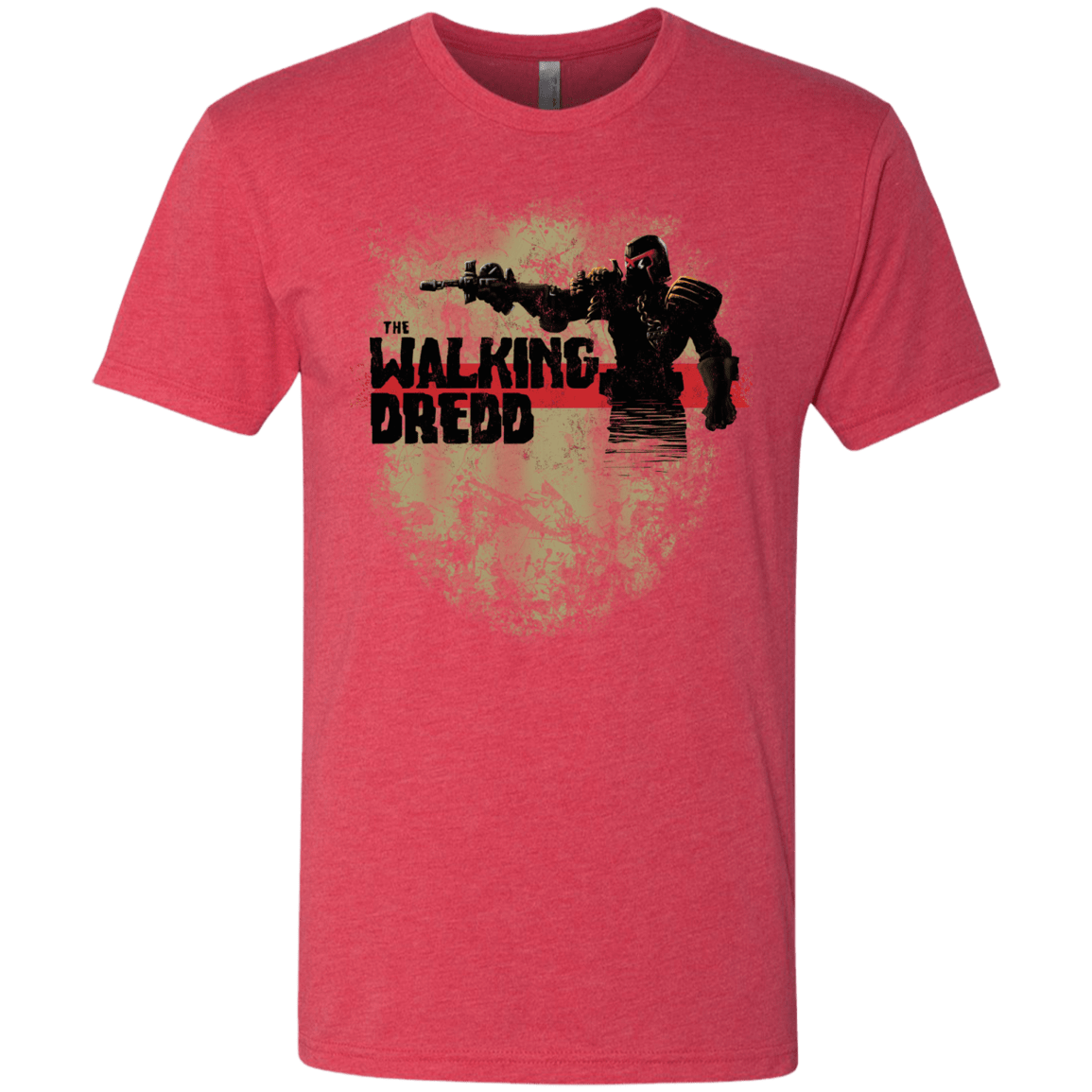 T-Shirts Vintage Red / Small Walking Dredd Men's Triblend T-Shirt