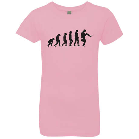 T-Shirts Light Pink / YXS Walking Evolution Girls Premium T-Shirt