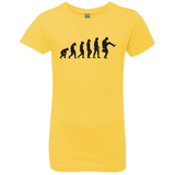 T-Shirts Vibrant Yellow / YXS Walking Evolution Girls Premium T-Shirt