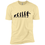 T-Shirts Banana Cream / X-Small Walking Evolution Men's Premium T-Shirt