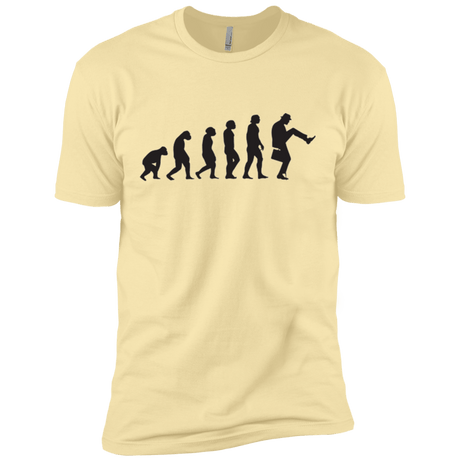 T-Shirts Banana Cream / X-Small Walking Evolution Men's Premium T-Shirt