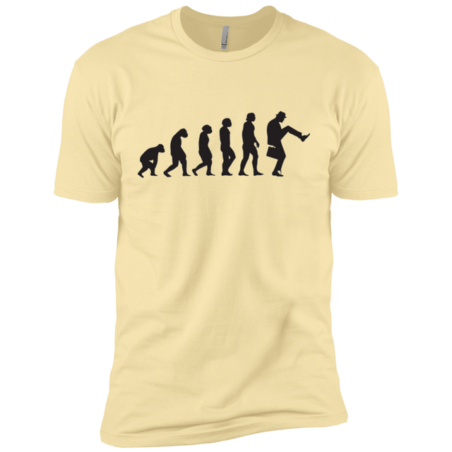 T-Shirts Banana Cream / X-Small Walking Evolution Men's Premium T-Shirt