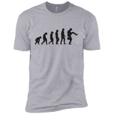 T-Shirts Heather Grey / X-Small Walking Evolution Men's Premium T-Shirt