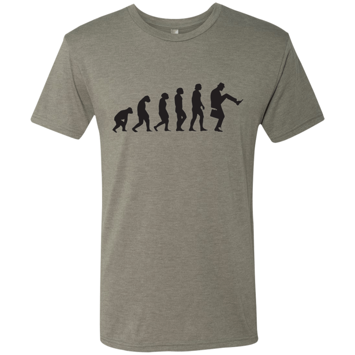 T-Shirts Venetian Grey / Small Walking Evolution Men's Triblend T-Shirt