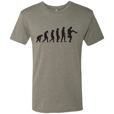 T-Shirts Venetian Grey / Small Walking Evolution Men's Triblend T-Shirt