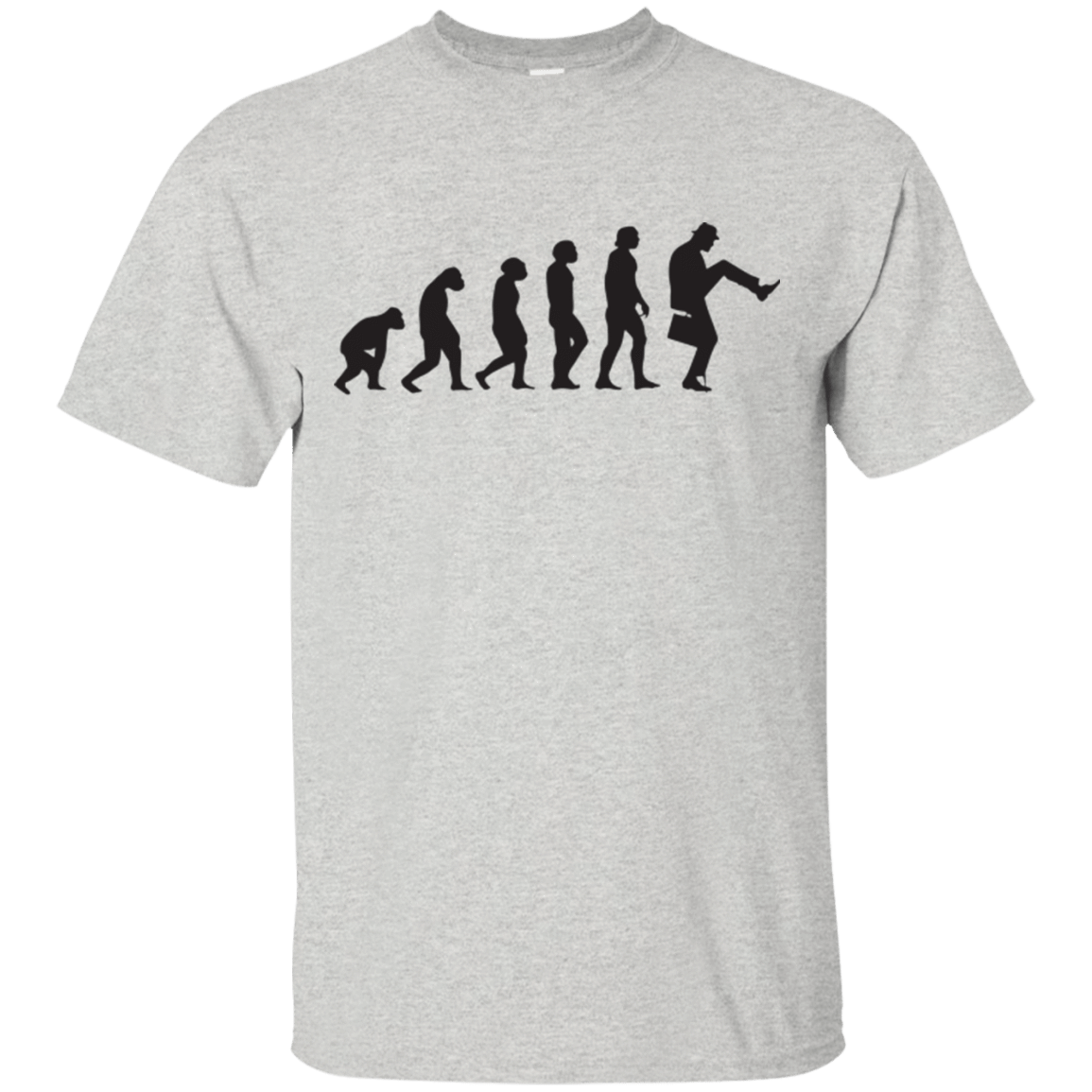T-Shirts Ash / Small Walking Evolution T-Shirt