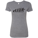 T-Shirts Premium Heather / Small Walking Evolution Women's Triblend T-Shirt