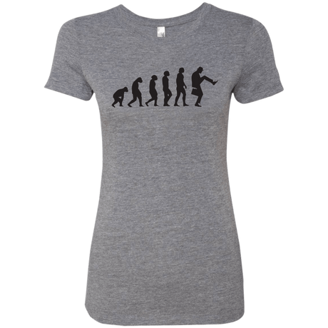 T-Shirts Premium Heather / Small Walking Evolution Women's Triblend T-Shirt