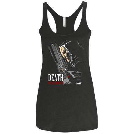 T-Shirts Vintage Black / X-Small Walks among us Women's Triblend Racerback Tank