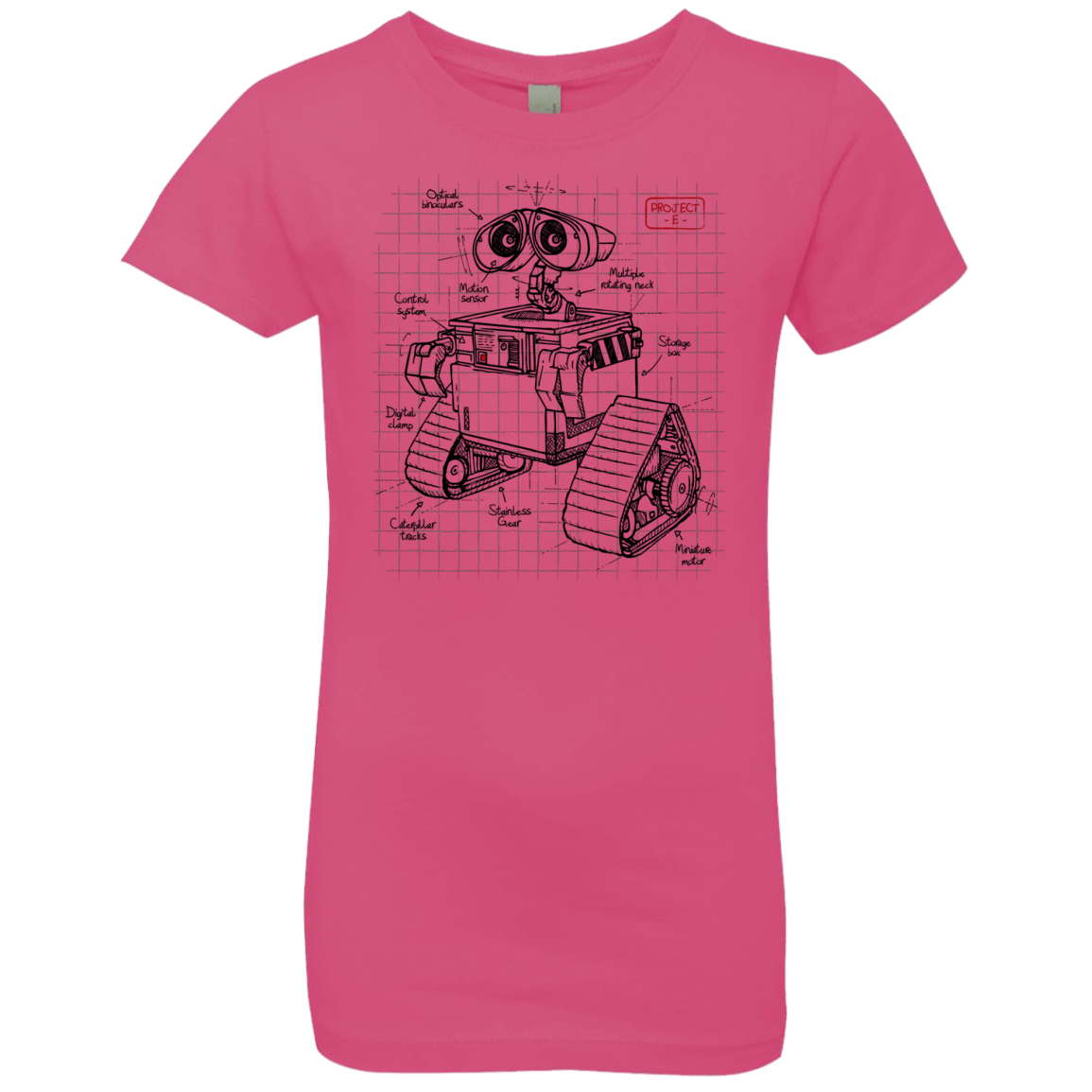 T-Shirts Hot Pink / YXS WALL-E Plan Girls Premium T-Shirt