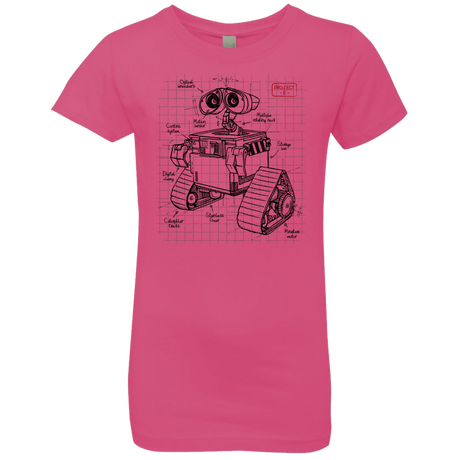 T-Shirts Hot Pink / YXS WALL-E Plan Girls Premium T-Shirt