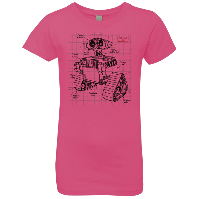 T-Shirts Hot Pink / YXS WALL-E Plan Girls Premium T-Shirt