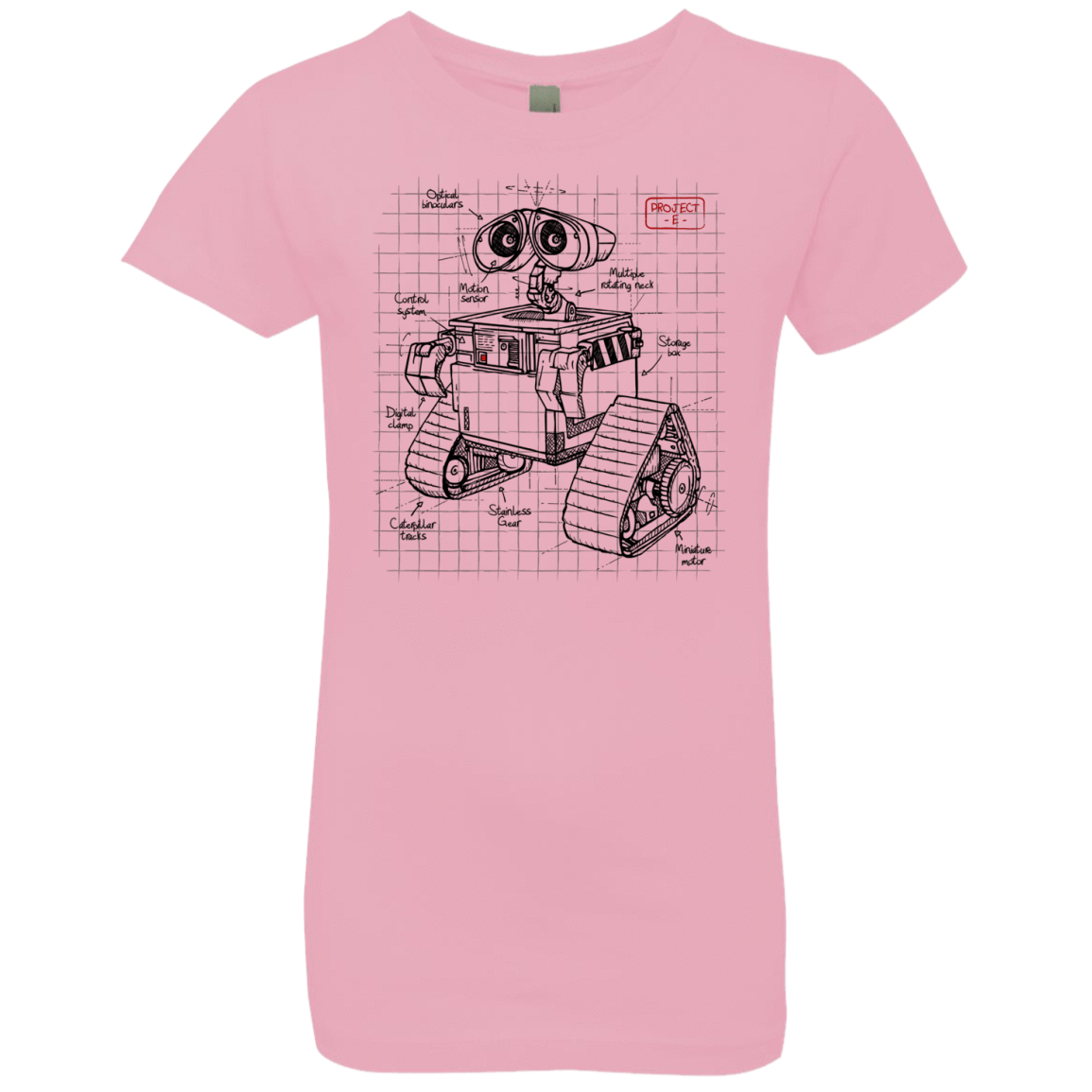 T-Shirts Light Pink / YXS WALL-E Plan Girls Premium T-Shirt