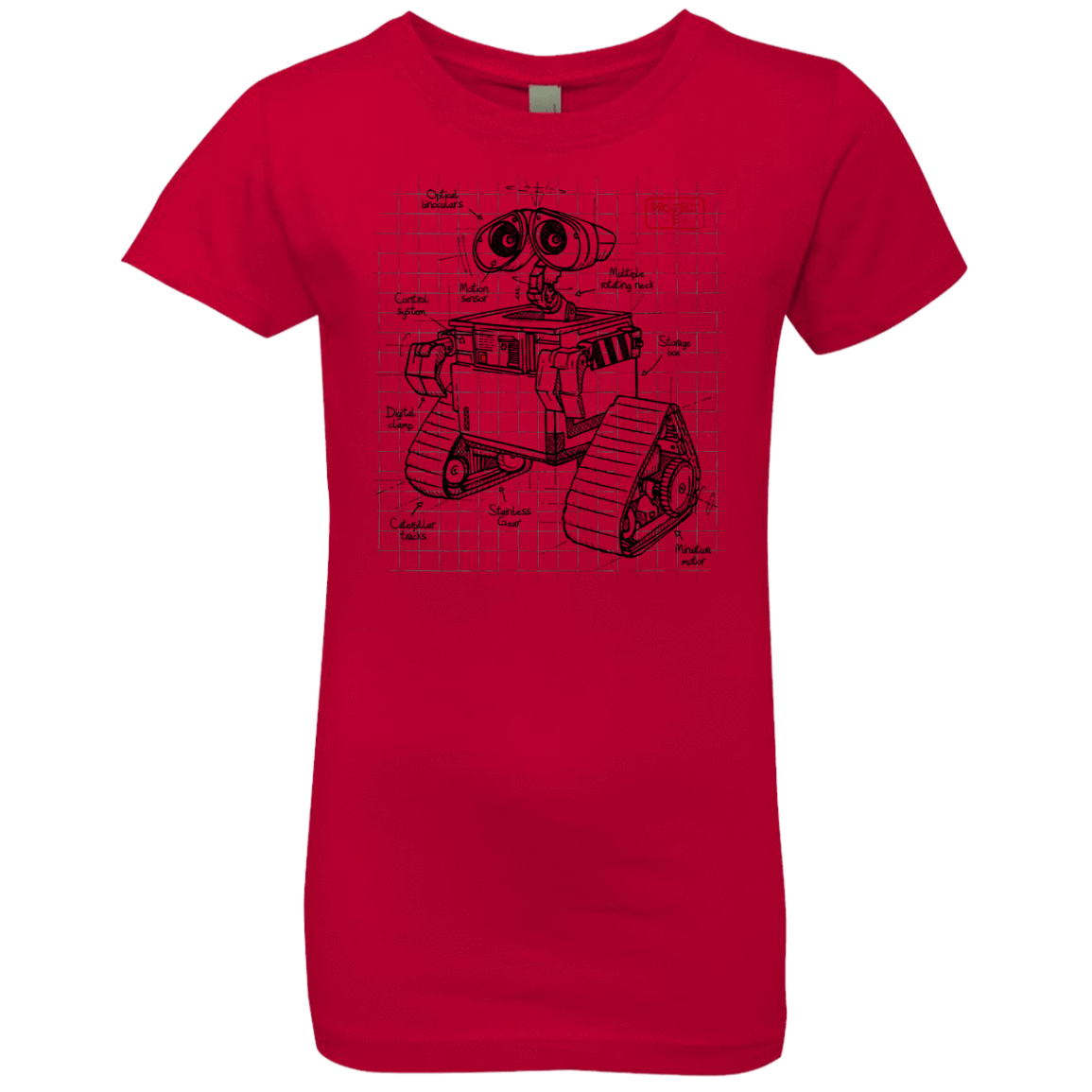 T-Shirts Red / YXS WALL-E Plan Girls Premium T-Shirt
