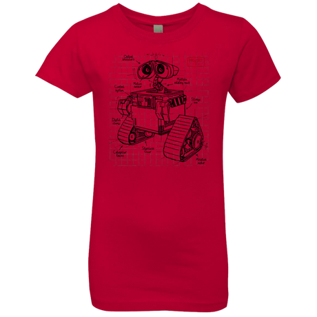 T-Shirts Red / YXS WALL-E Plan Girls Premium T-Shirt
