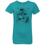 T-Shirts Tahiti Blue / YXS WALL-E Plan Girls Premium T-Shirt