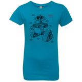 T-Shirts Turquoise / YXS WALL-E Plan Girls Premium T-Shirt