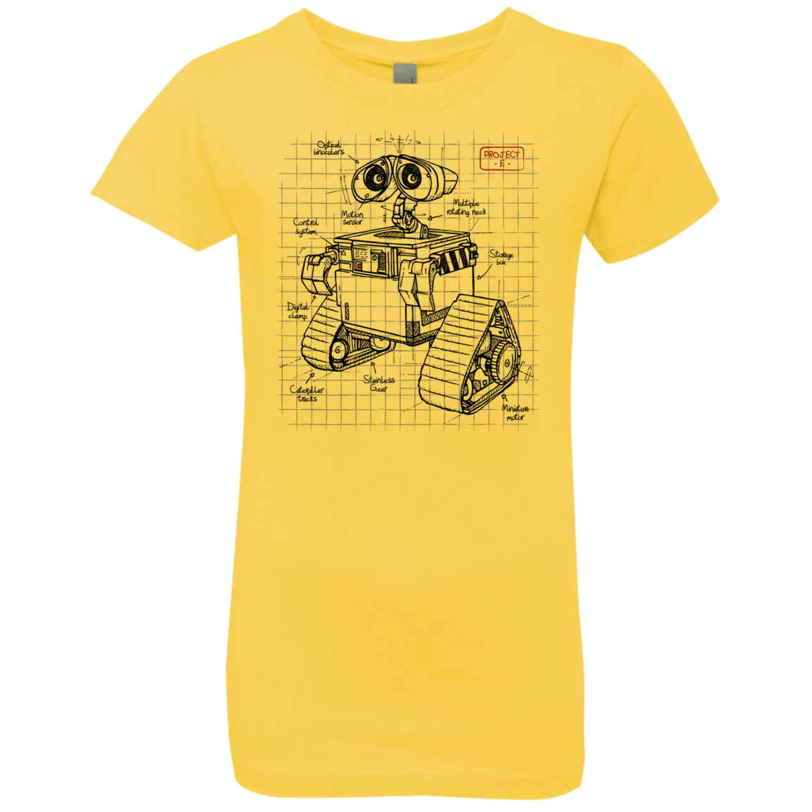 T-Shirts Vibrant Yellow / YXS WALL-E Plan Girls Premium T-Shirt