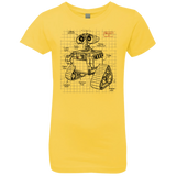 T-Shirts Vibrant Yellow / YXS WALL-E Plan Girls Premium T-Shirt