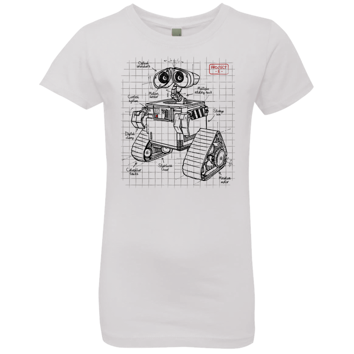 T-Shirts White / YXS WALL-E Plan Girls Premium T-Shirt