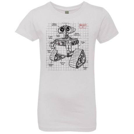T-Shirts White / YXS WALL-E Plan Girls Premium T-Shirt