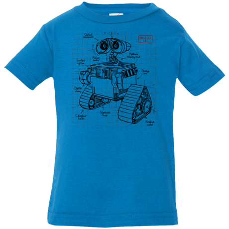 T-Shirts Cobalt / 6 Months WALL-E Plan Infant Premium T-Shirt