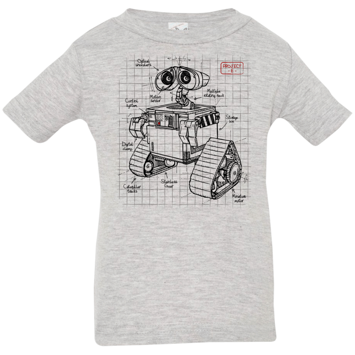T-Shirts Heather Grey / 6 Months WALL-E Plan Infant Premium T-Shirt