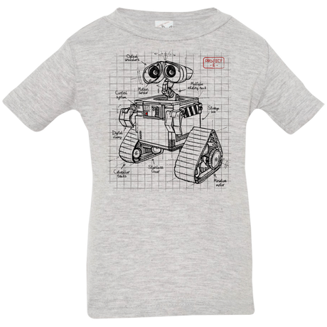 T-Shirts Heather Grey / 6 Months WALL-E Plan Infant Premium T-Shirt