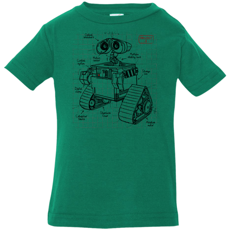 T-Shirts Kelly / 6 Months WALL-E Plan Infant Premium T-Shirt