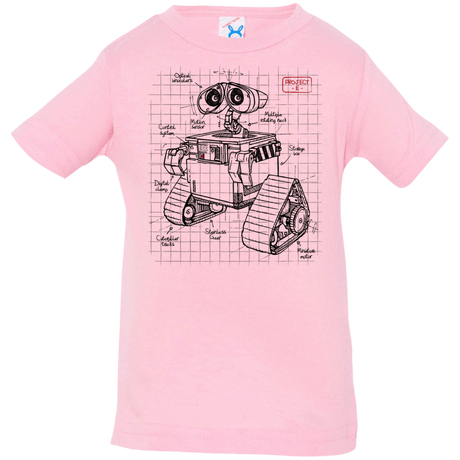 T-Shirts Pink / 6 Months WALL-E Plan Infant Premium T-Shirt