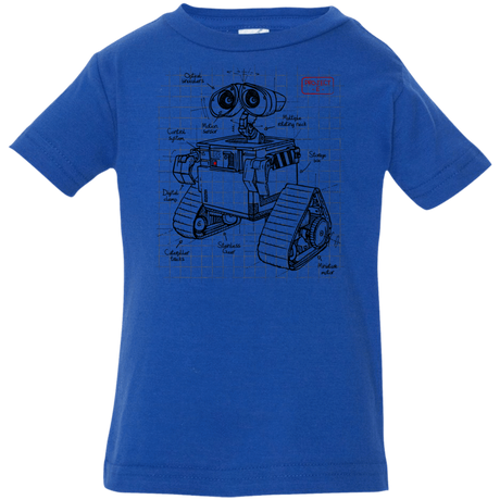 T-Shirts Royal / 6 Months WALL-E Plan Infant Premium T-Shirt