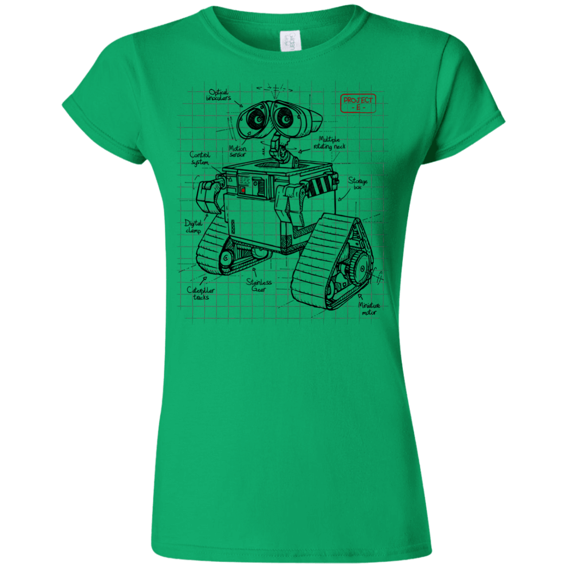 T-Shirts Irish Green / S WALL-E Plan Junior Slimmer-Fit T-Shirt