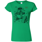 T-Shirts Irish Green / S WALL-E Plan Junior Slimmer-Fit T-Shirt