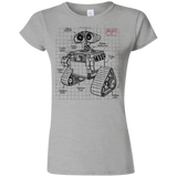 T-Shirts Sport Grey / S WALL-E Plan Junior Slimmer-Fit T-Shirt