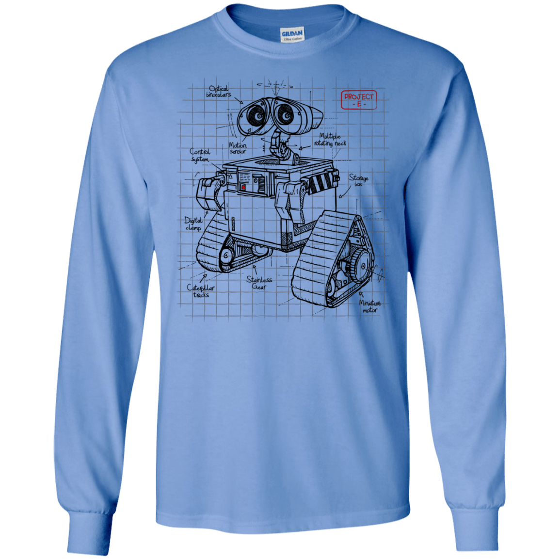 WALL-E Plan Men's Long Sleeve T-Shirt